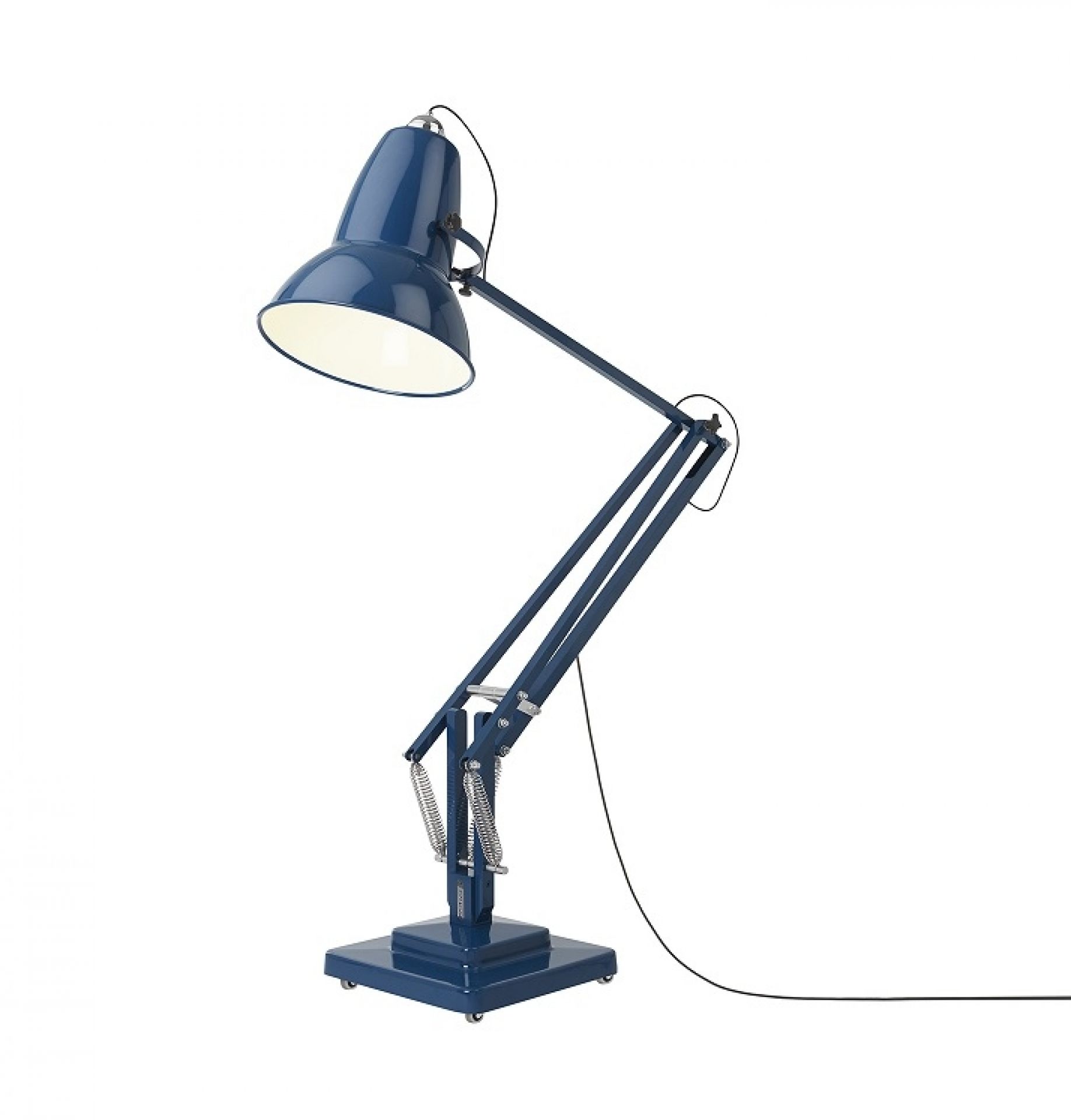 Original 1227 Giant Floor Lamp Lampadaire Indoor Anglepoise Marine bleu