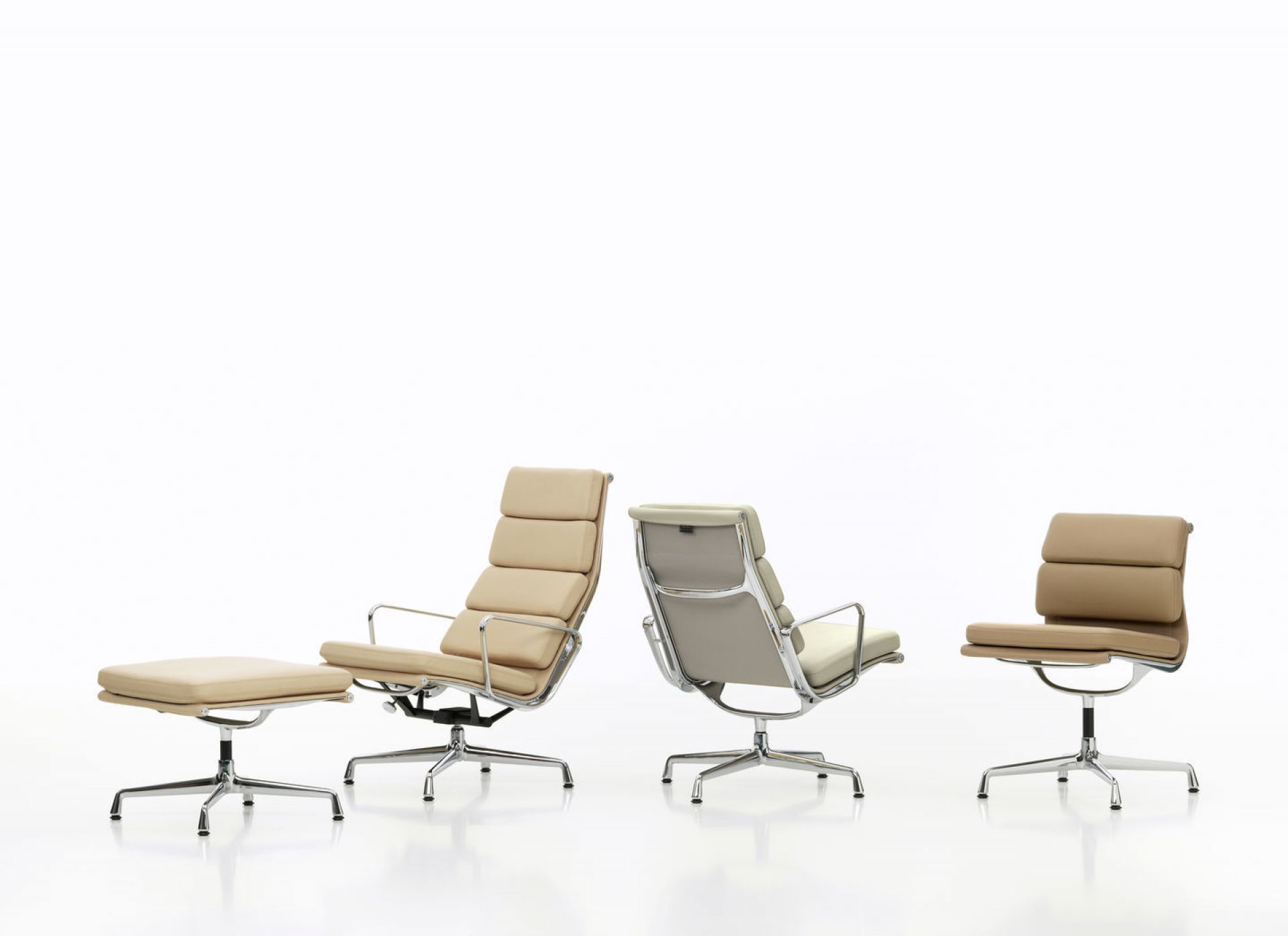 Soft Pad Chair EA223 / EA 223 Tabouret Vitra