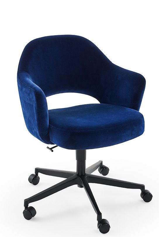 Saarinen Relax chaise de conférence 5-étoiles pied pivotant avec accoudoirs Knoll Interntional 