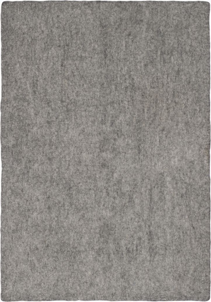 Mono Rectangulaire Tapis en feutre 160 x 230 cm myfelt Carl (gris chiné)