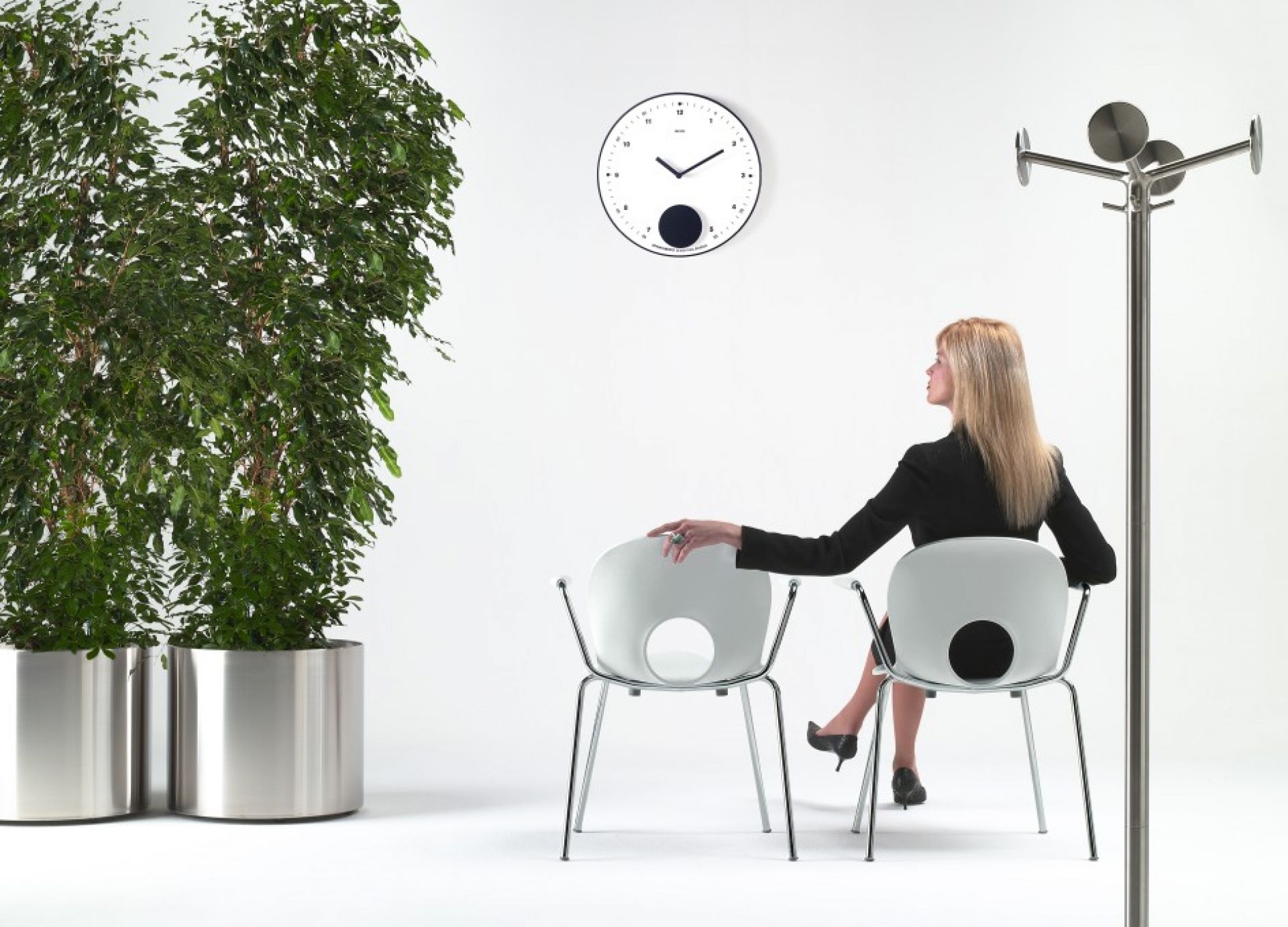 Nox Flora Pot de fleurs sur roulettes Rexite