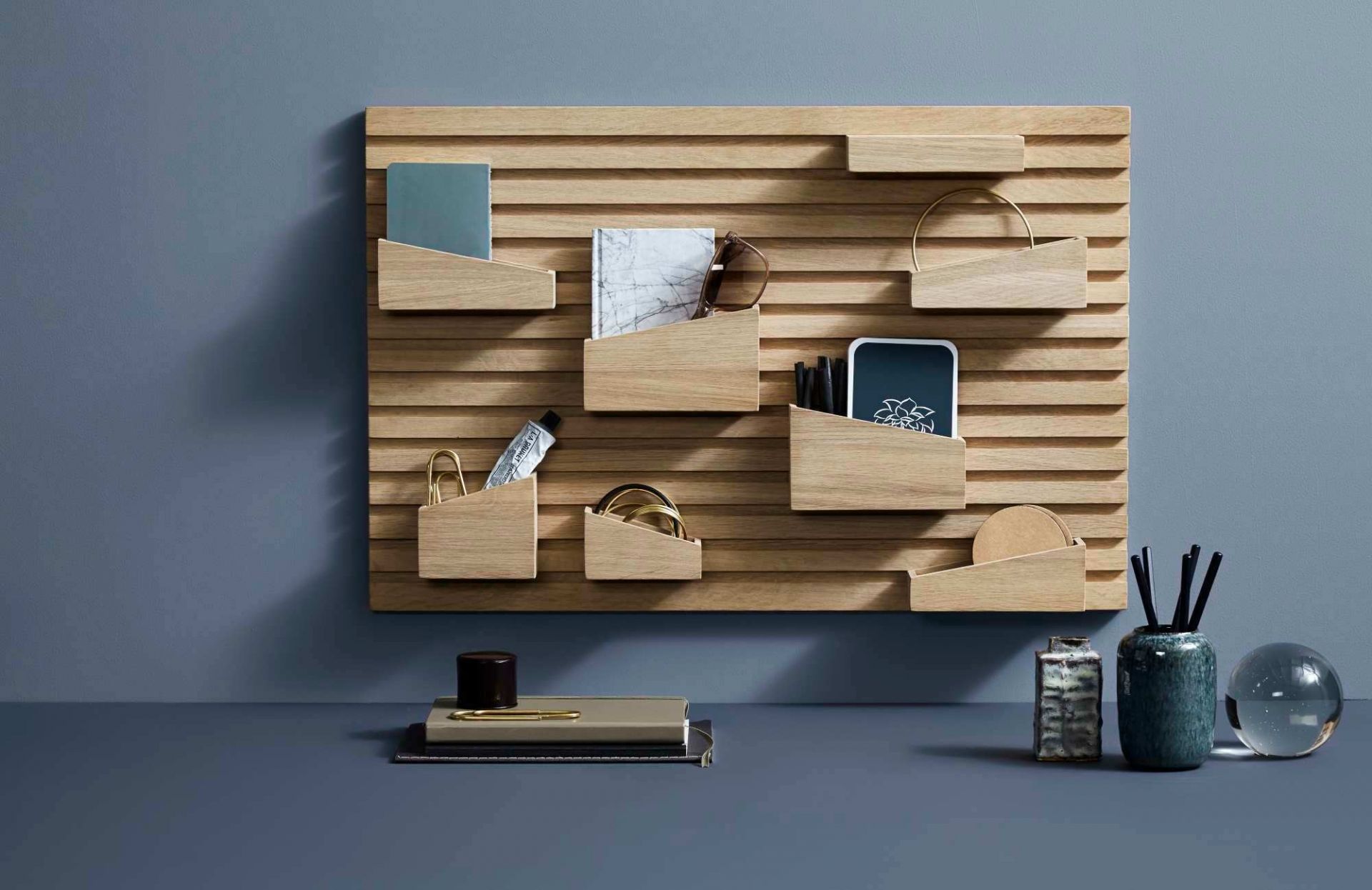Input Organizer Rangement mural Woud OFFRE SPECIALE