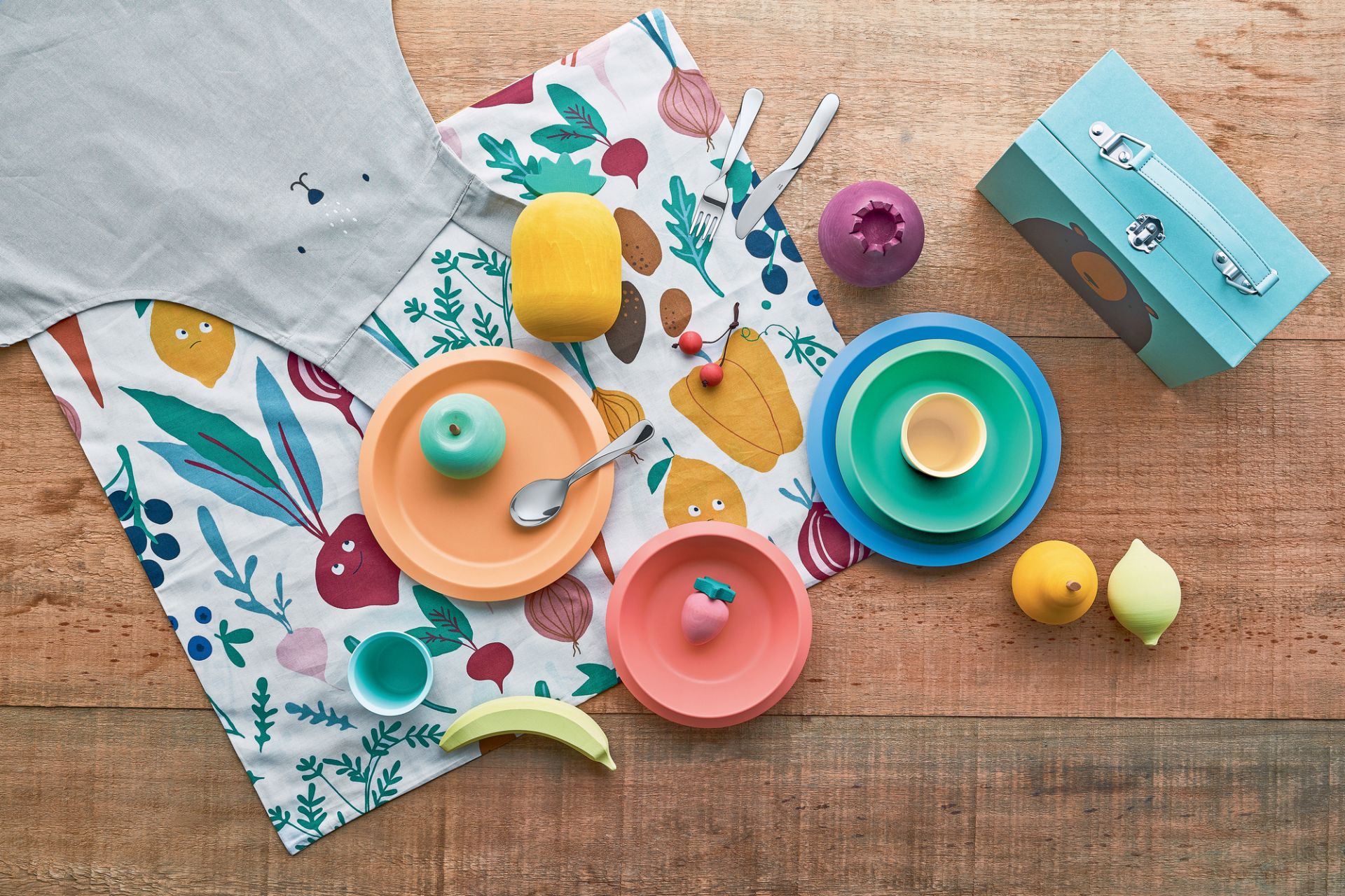 Giro Kids Collection Ensemble de Couverts pour Enfants en Acier Inoxydable Alessi