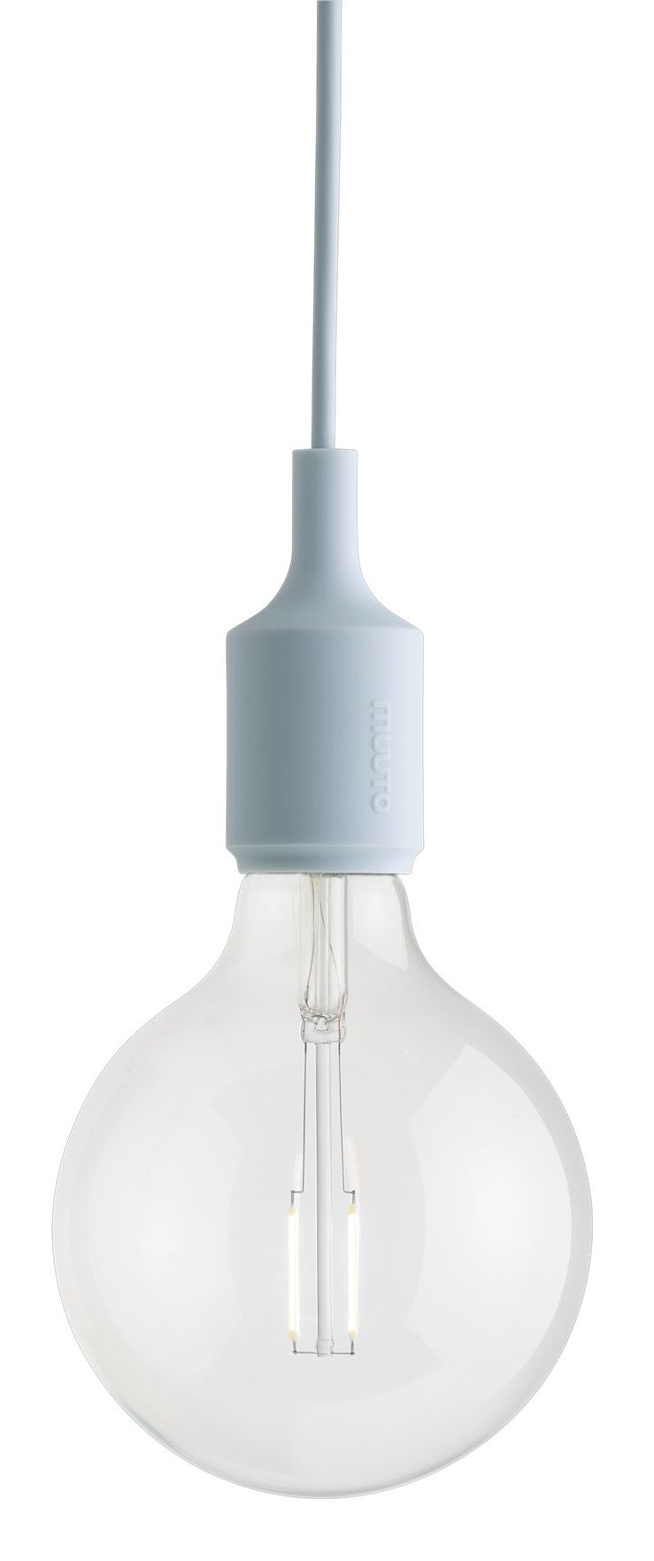 E27 Socket lamp lampe de suspendue Muuto Light blue