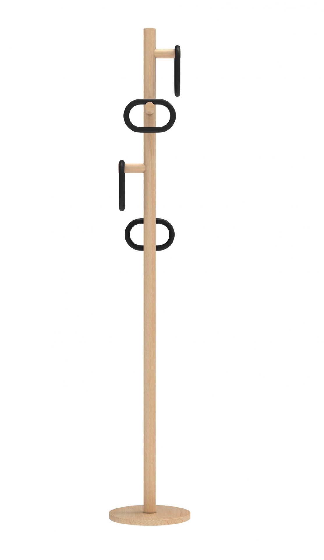 Fernand Coat Stand Porte-manteau Hartô Chêne / Noir