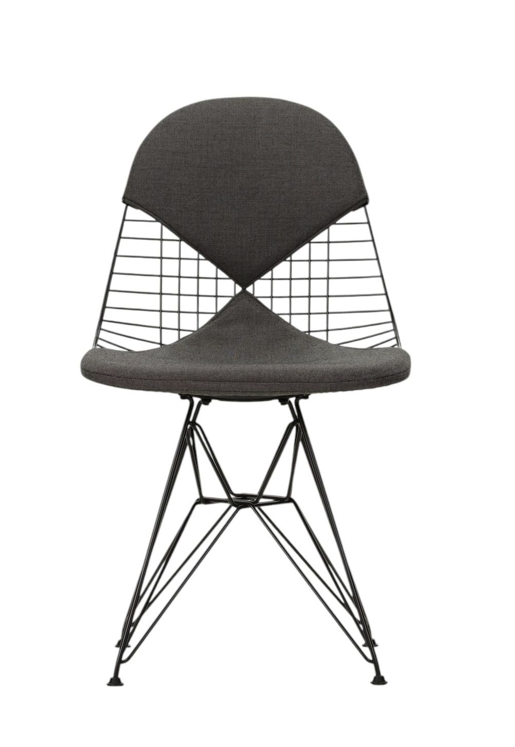 DKR-2 Wire Chair chaise avec assise et dossier rembourrés Vitra