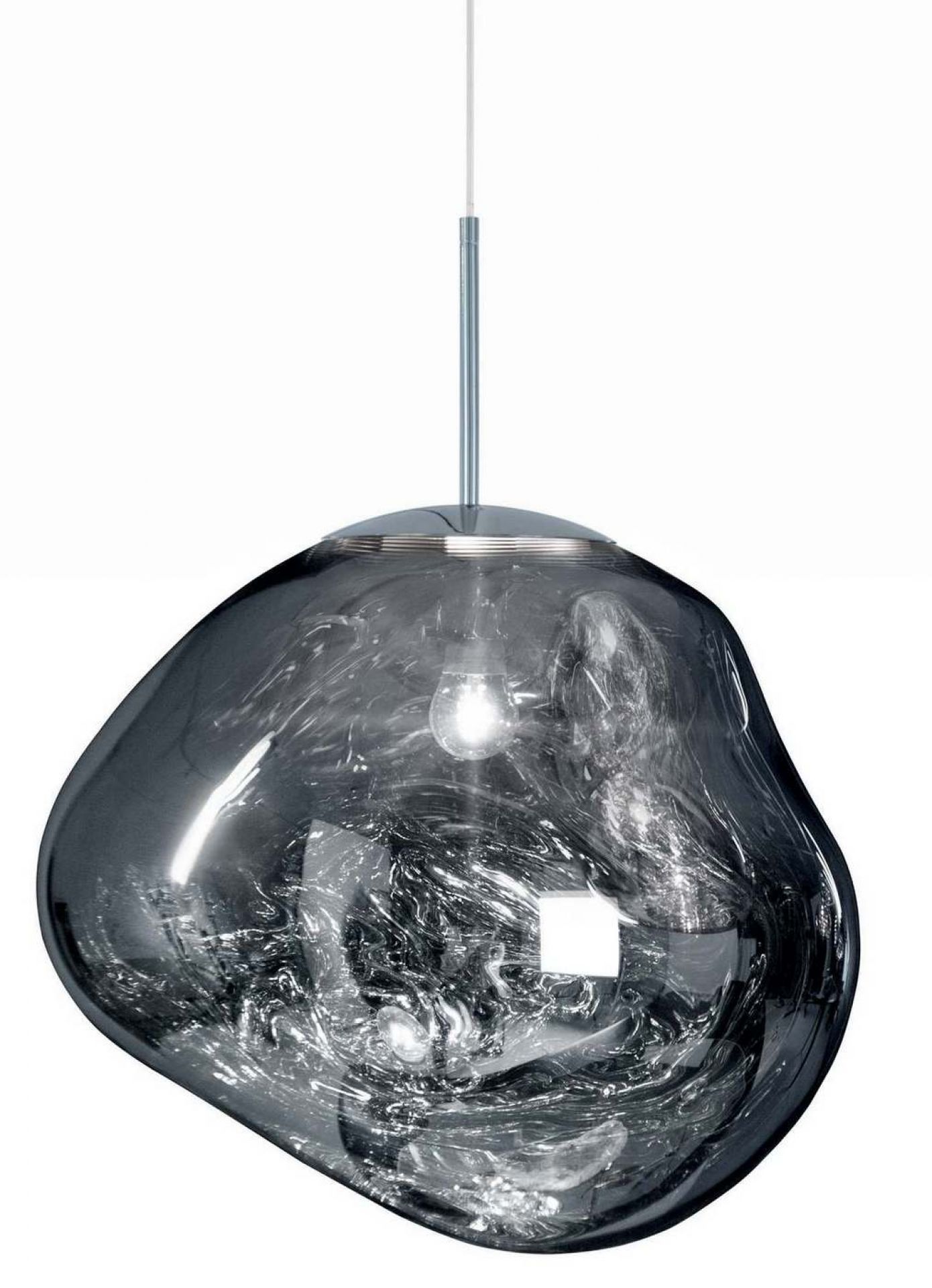 Melt LED Lampe à suspendre Chrome Tom Dixon