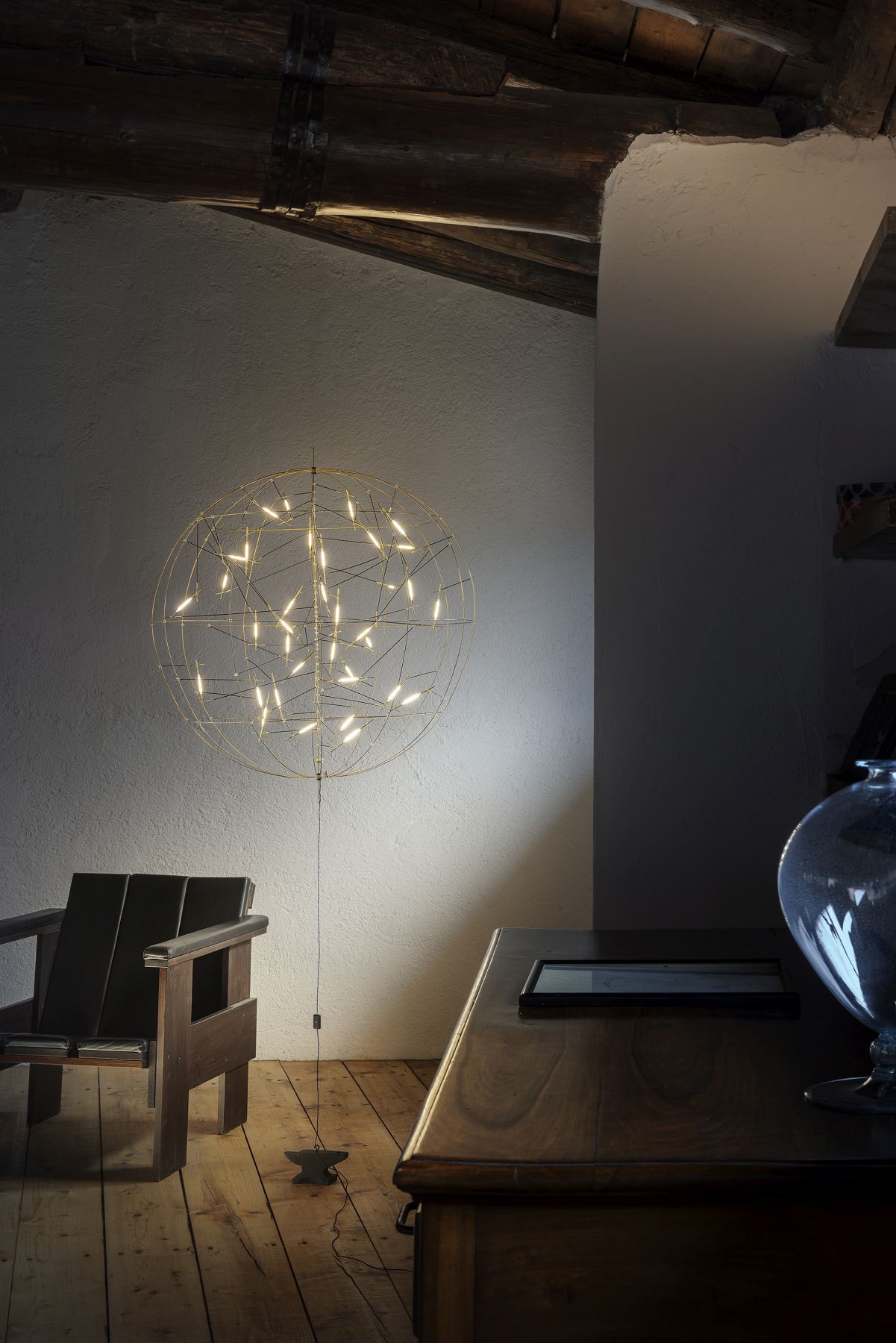 Póta! Lampe suspendue avec enclume et connecteur Ø50cm Catellani & Smith