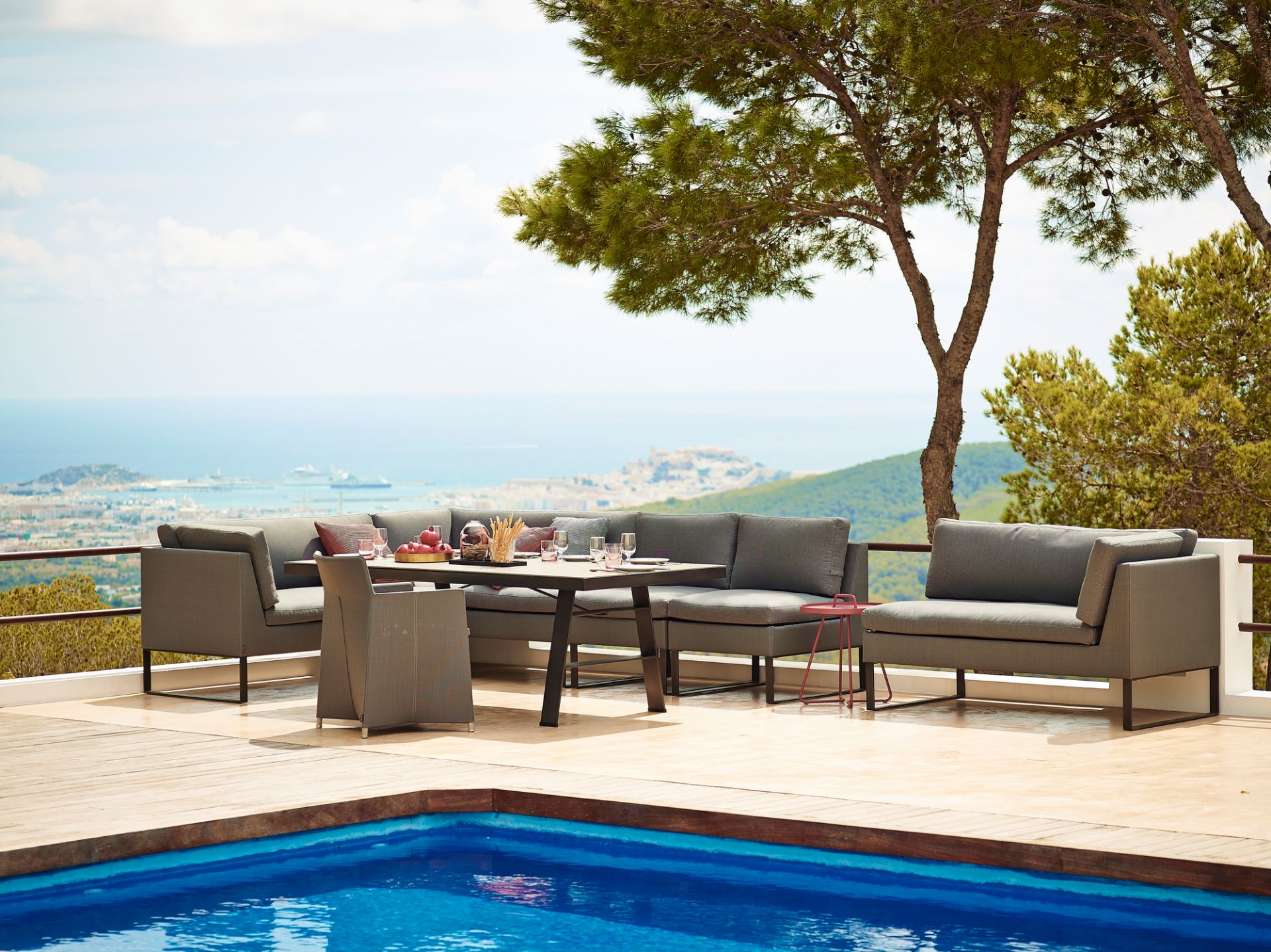 Flex Outdoor canapé 2 places gauche Cane-Line