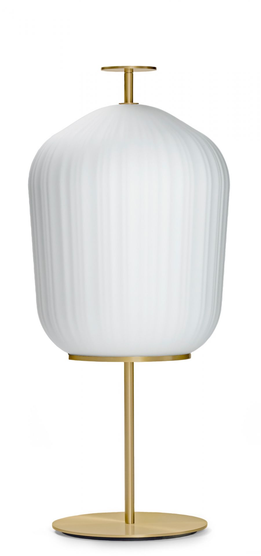 Plissée Floor Lamp Lampadaire ClassiCon Laiton