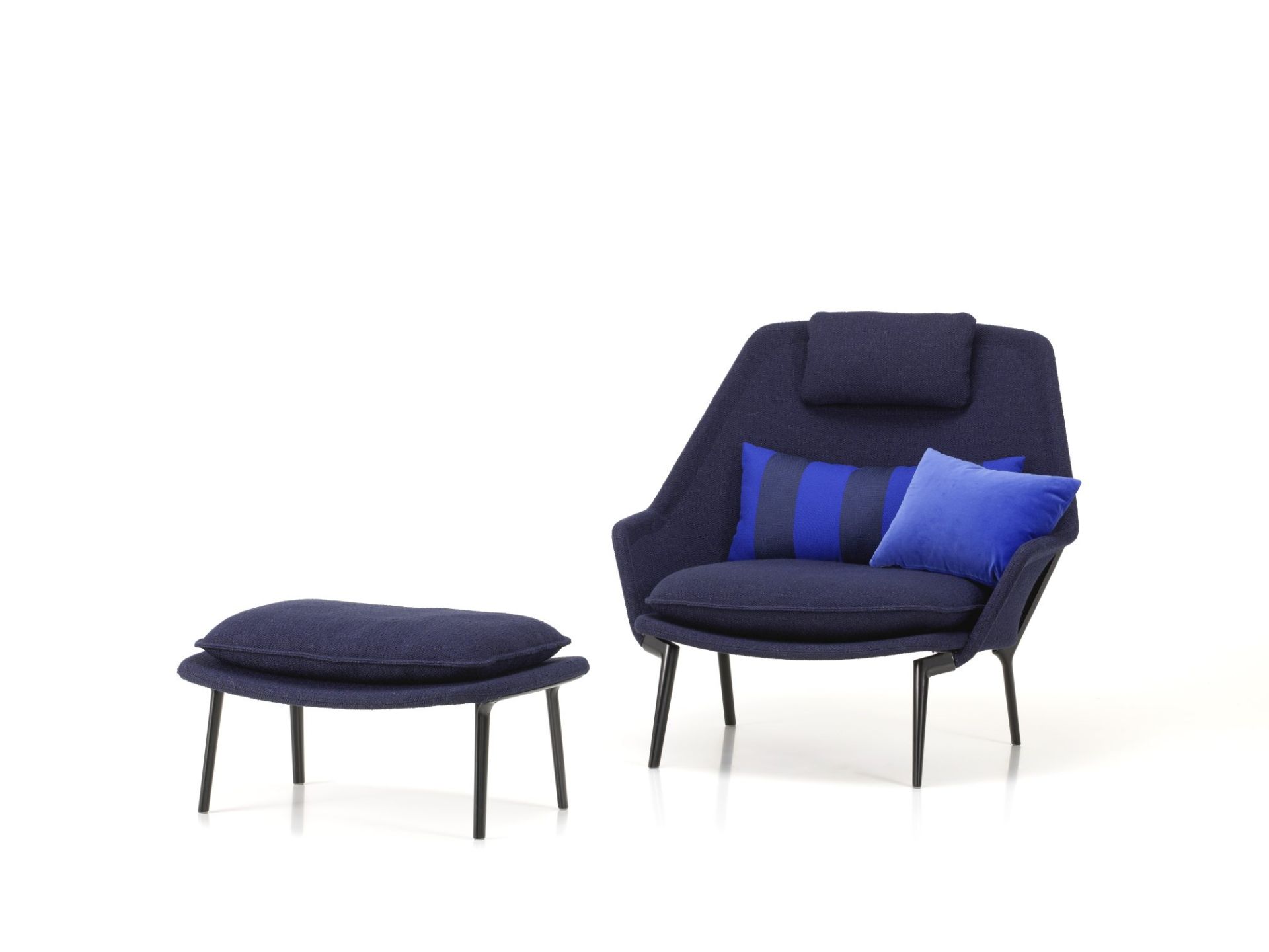 Slow Chair Ottoman Tissu Vitra 