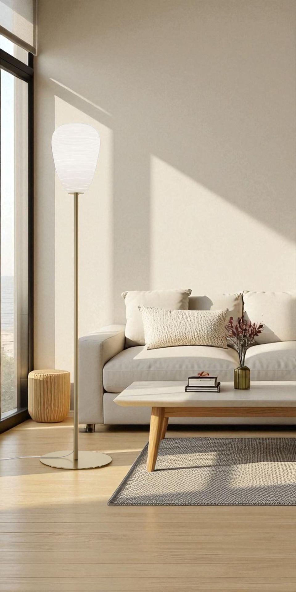 Rituals 1 lampadaire blanc Foscarini