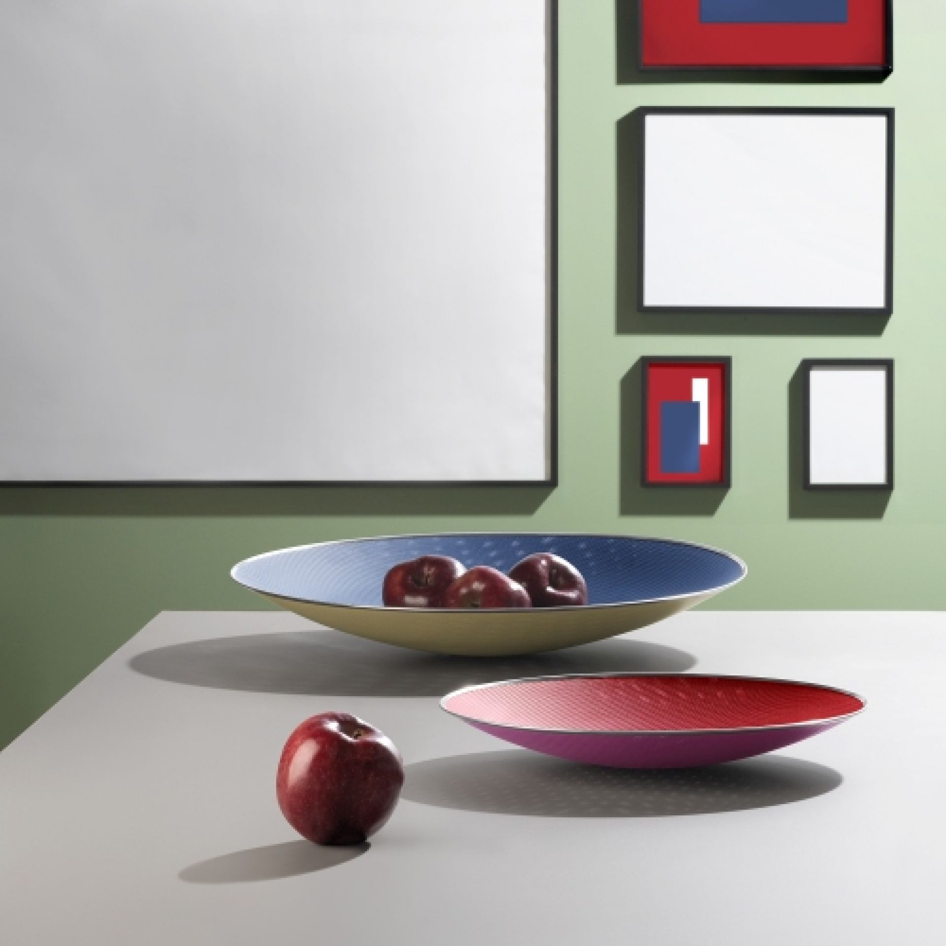Cohncave Bol rouge et violet SC01/33 Alessi