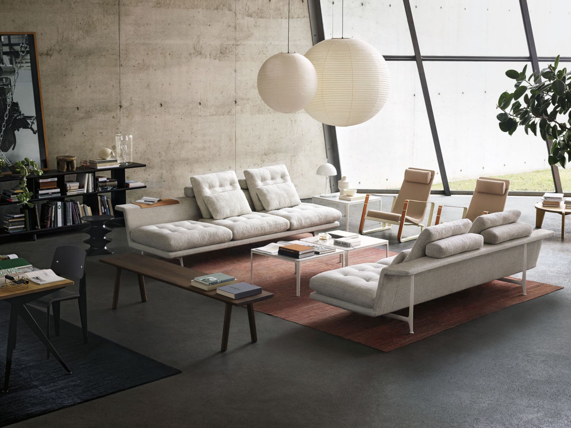 Grand Sofa 3-Places Vitra
