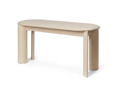 Bevel Bench hêtre huilé blanc Ferm Living