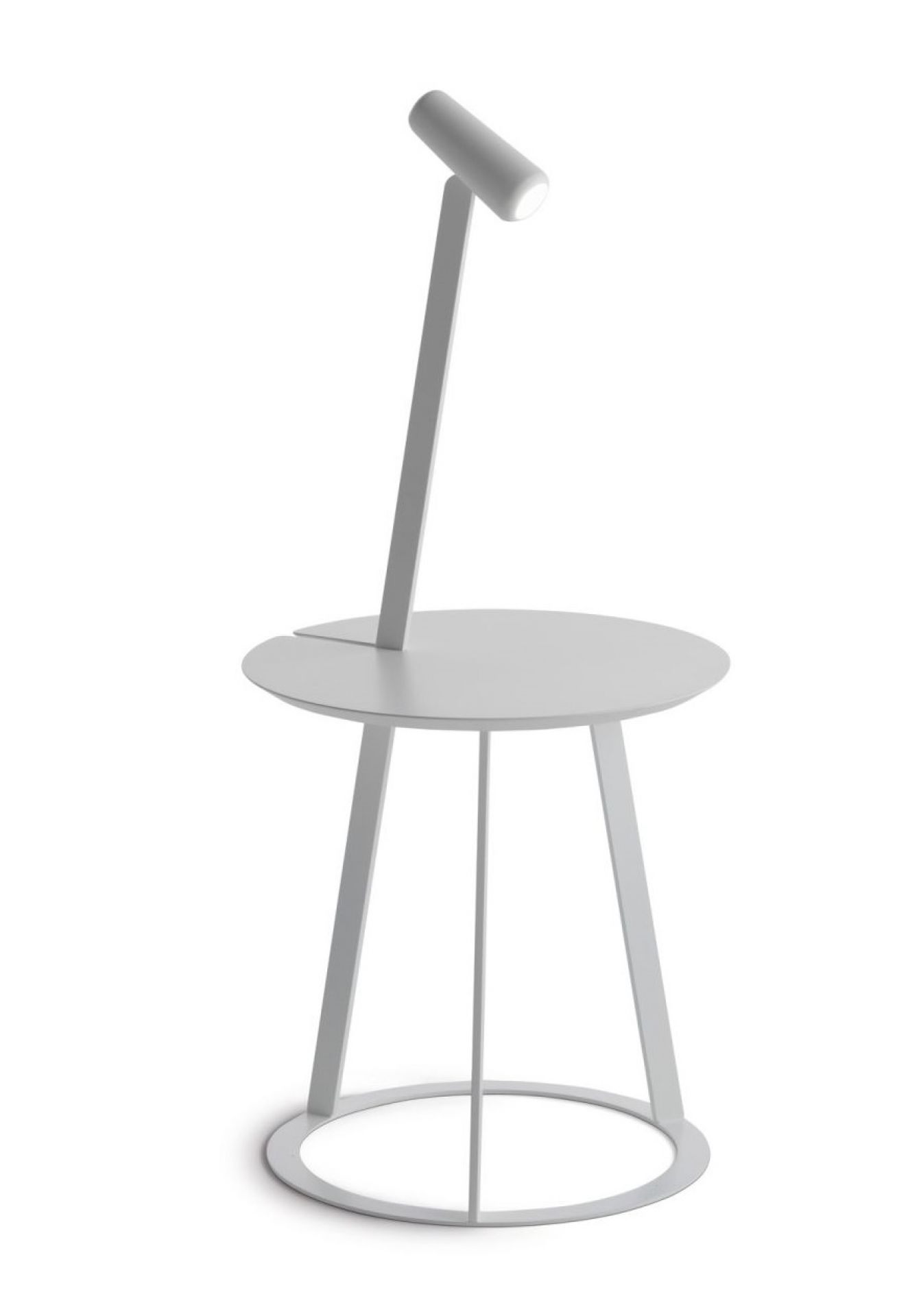 Albino Torcia Table d'appoint blanc Casamania Horm
