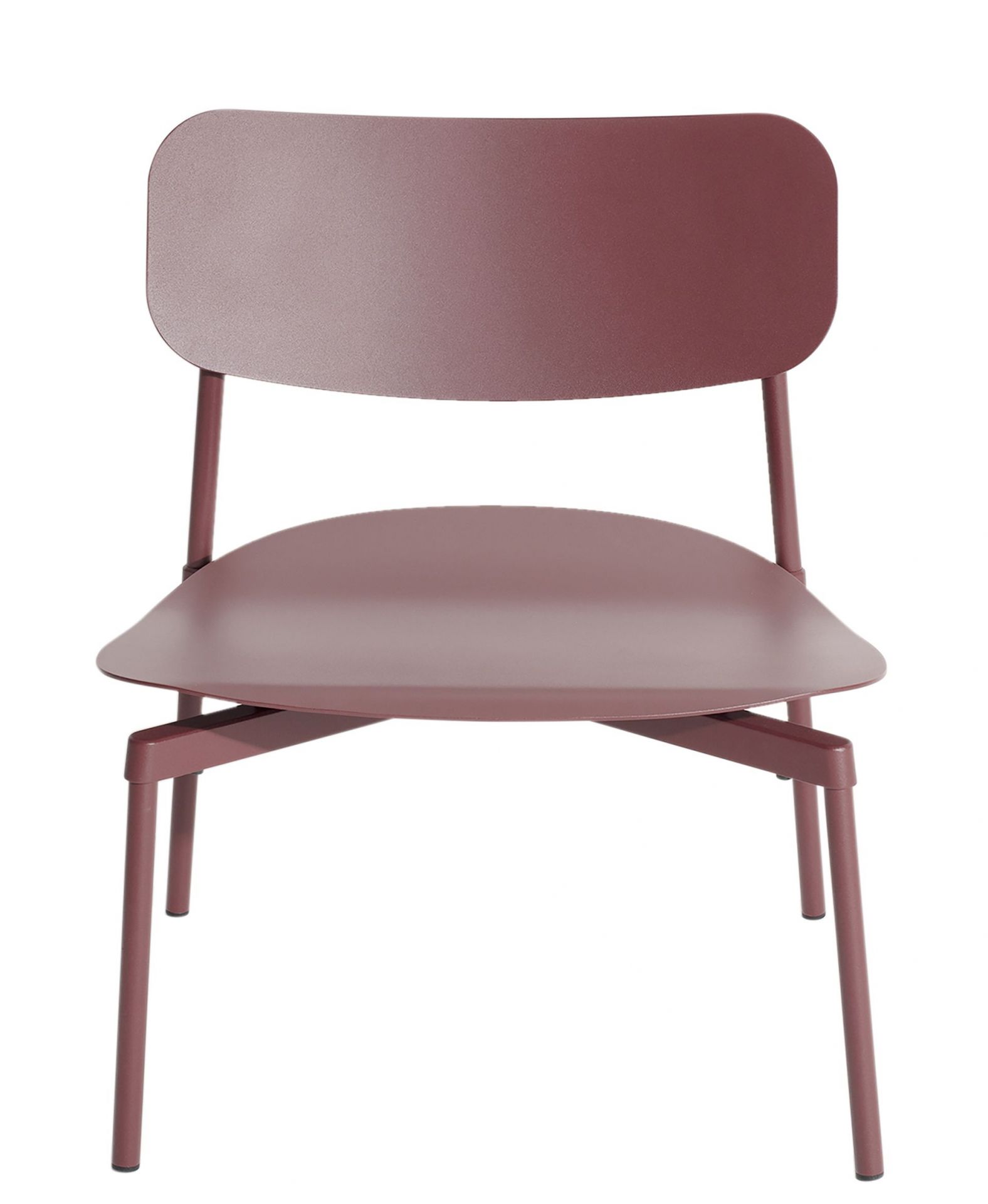 Fromme Lounge Chair Fauteuil Petite Friture Marron rouge Fromme Lounge Chair Fauteuil Petite Friture Marron rouge