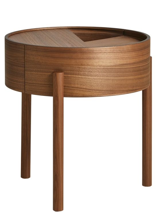 Arc Table d'appoint Noyer Ø 42 cm Woud