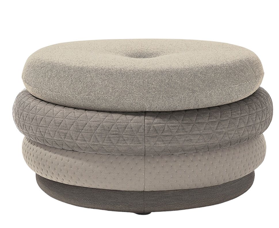 Fat Tom Pouf Lounge - Tabouret sans pieds Richard Lampert Beige