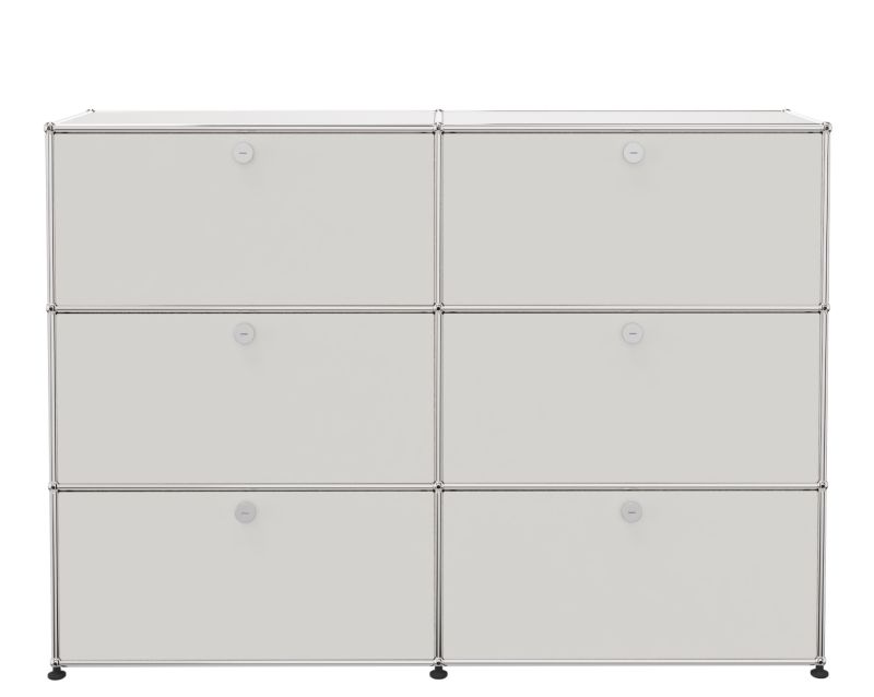 USM Haller Highboard 6 volets Blanc pur - LIVRAISON RAPIDE   
