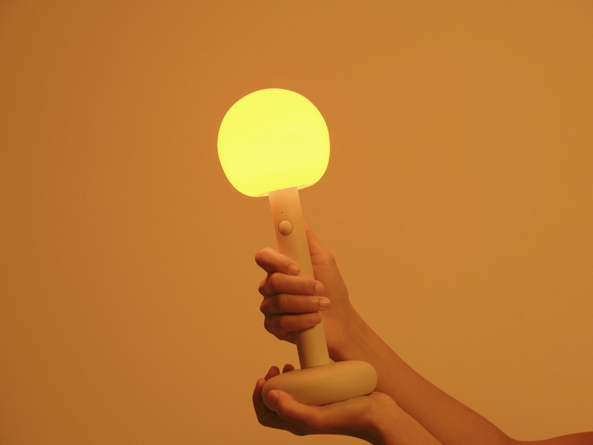 Fire Batterie LED Lampe de table Grau