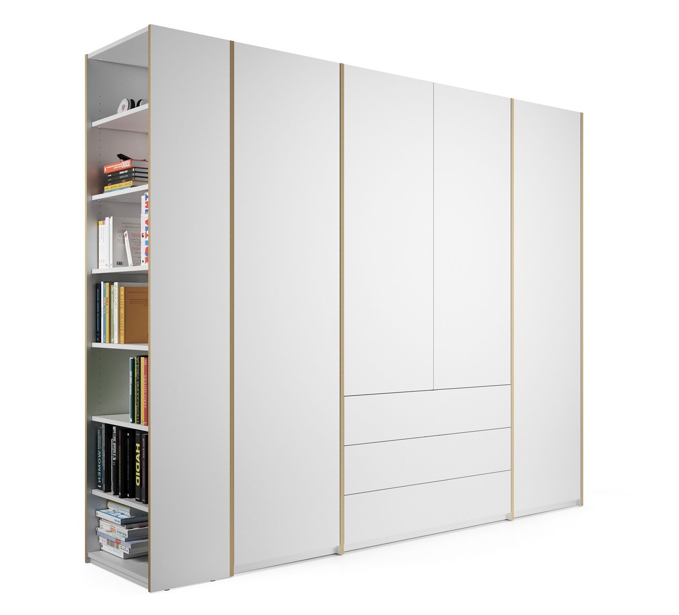 MODULAR PLUS Armoire Étagère supplémentaire Gauche Müller Möbelwerkstätten
