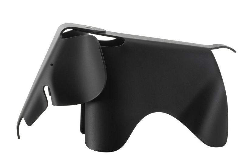Eames Elephant tabouret RE Vitra noir profond