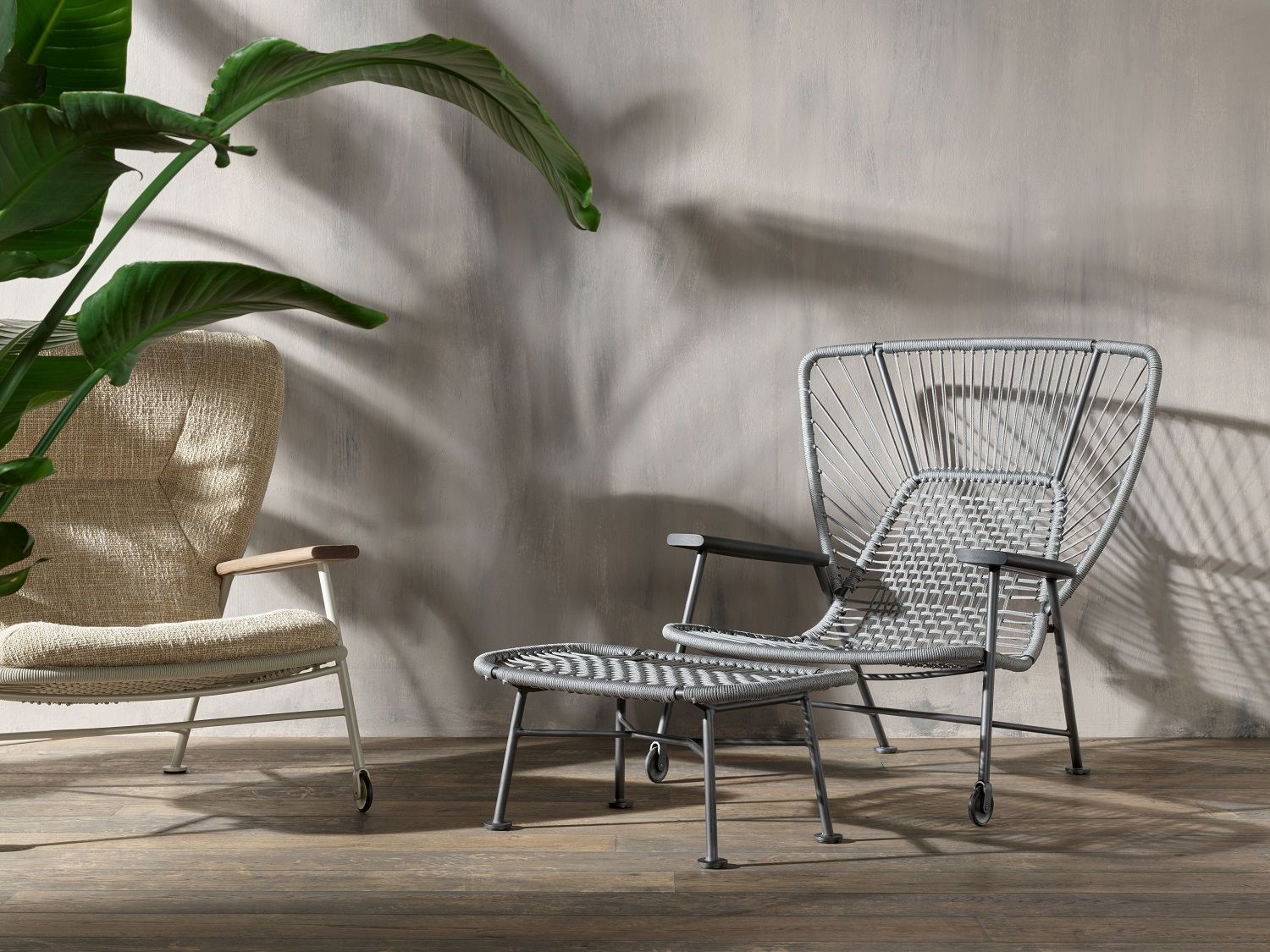 Shinzo Hybrid Indoor / Outdoor Tabouret Walter Knoll