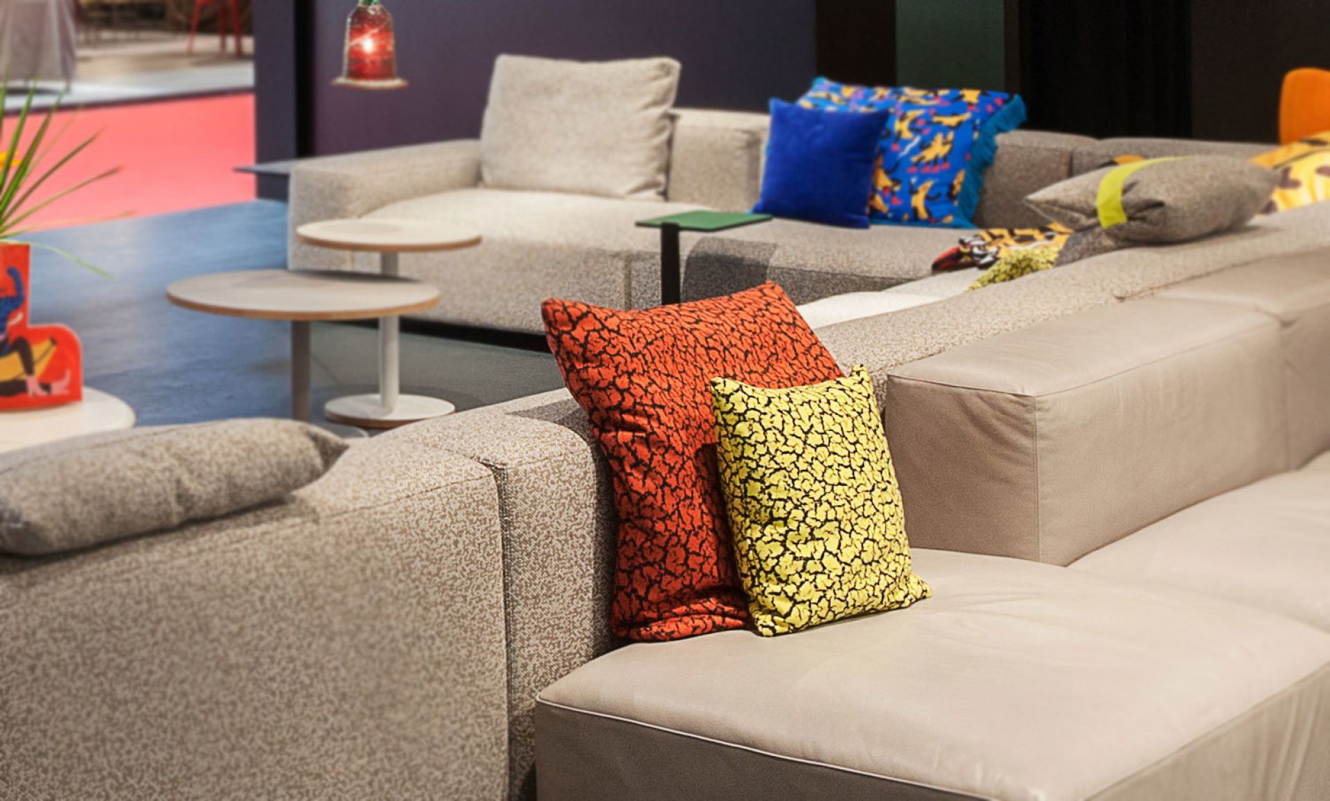 Rift coussin jaune 40x40 Sancal