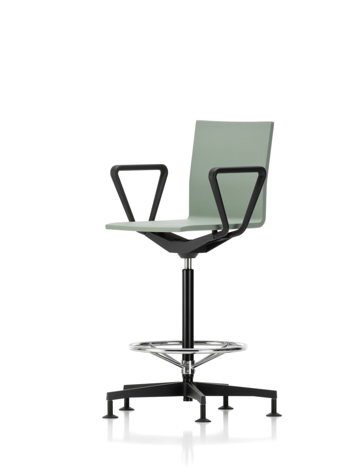 .04 Chaise de comptoir Chaise Visiteur avec Accoudoirs Vitra