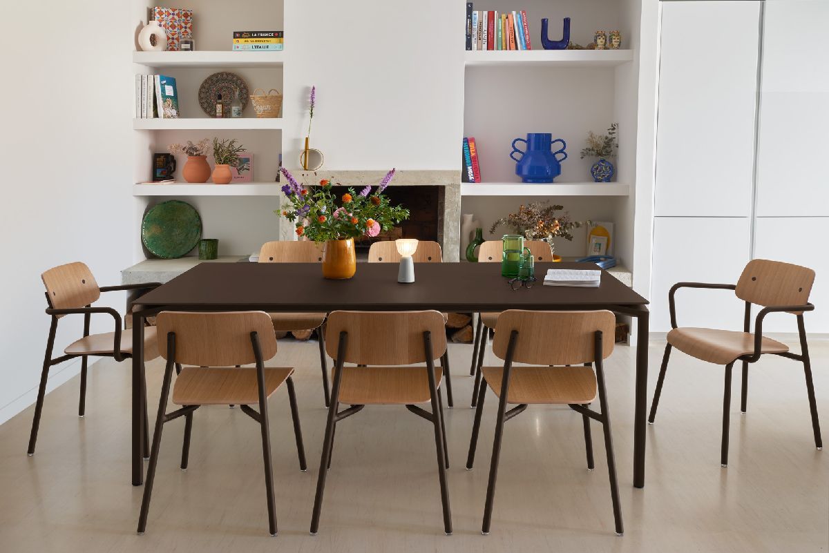 Calvi Table Table de salle à manger d'intérieur 195x95 cm Fermob