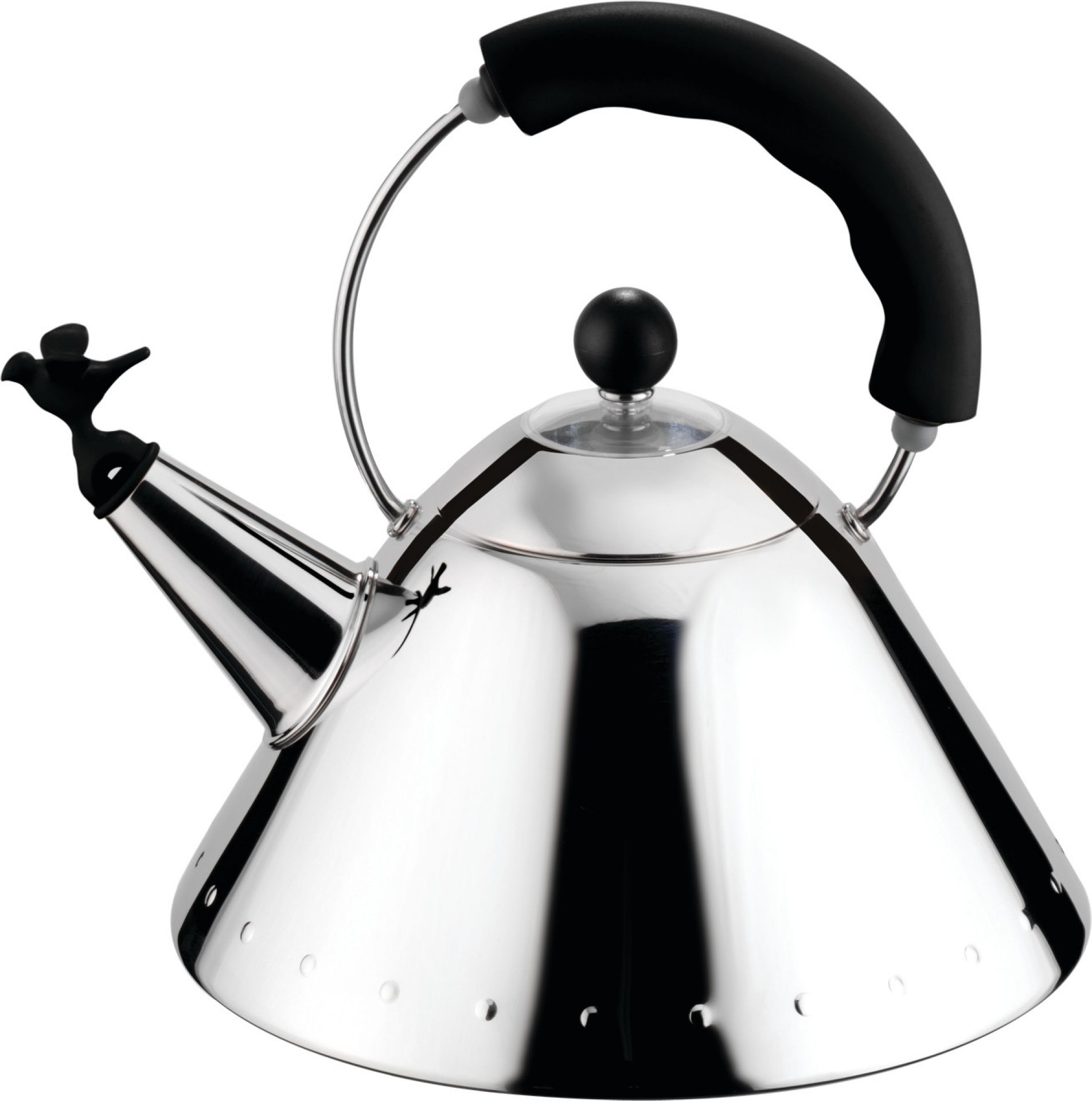 9093 B Chaudière à eau noir Alessi