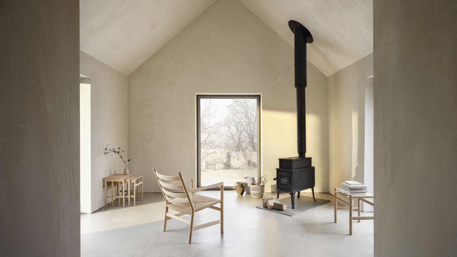 CH004 Nesting Tables tables d'appoint set de 3 Carl Hansen & Søn 