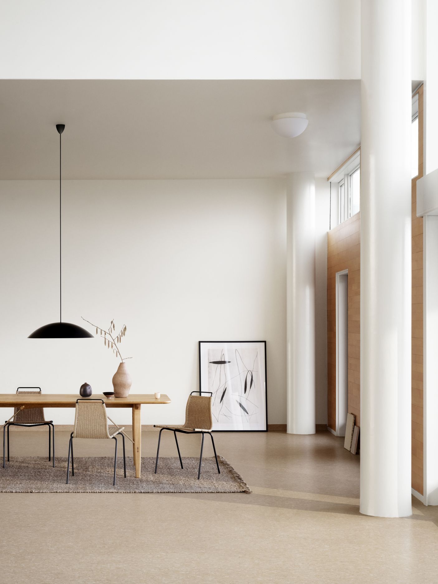 BT1041 Calot Suspension SANS DIFFUSEUR / BLANC Carl Hansen & Søn OFFRE SPECIALE