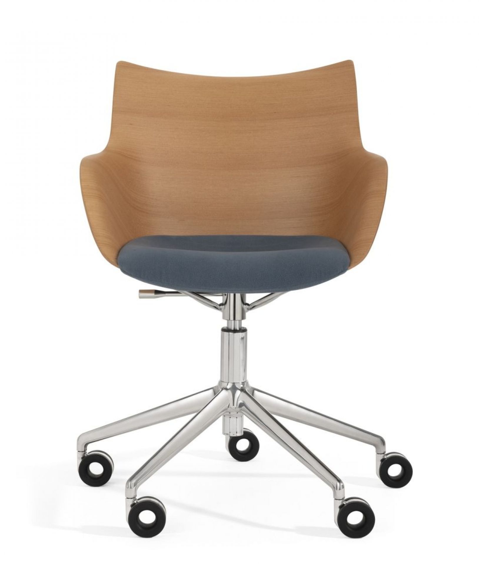 Q/Wood Soft Fauteuil pivotant Kartell