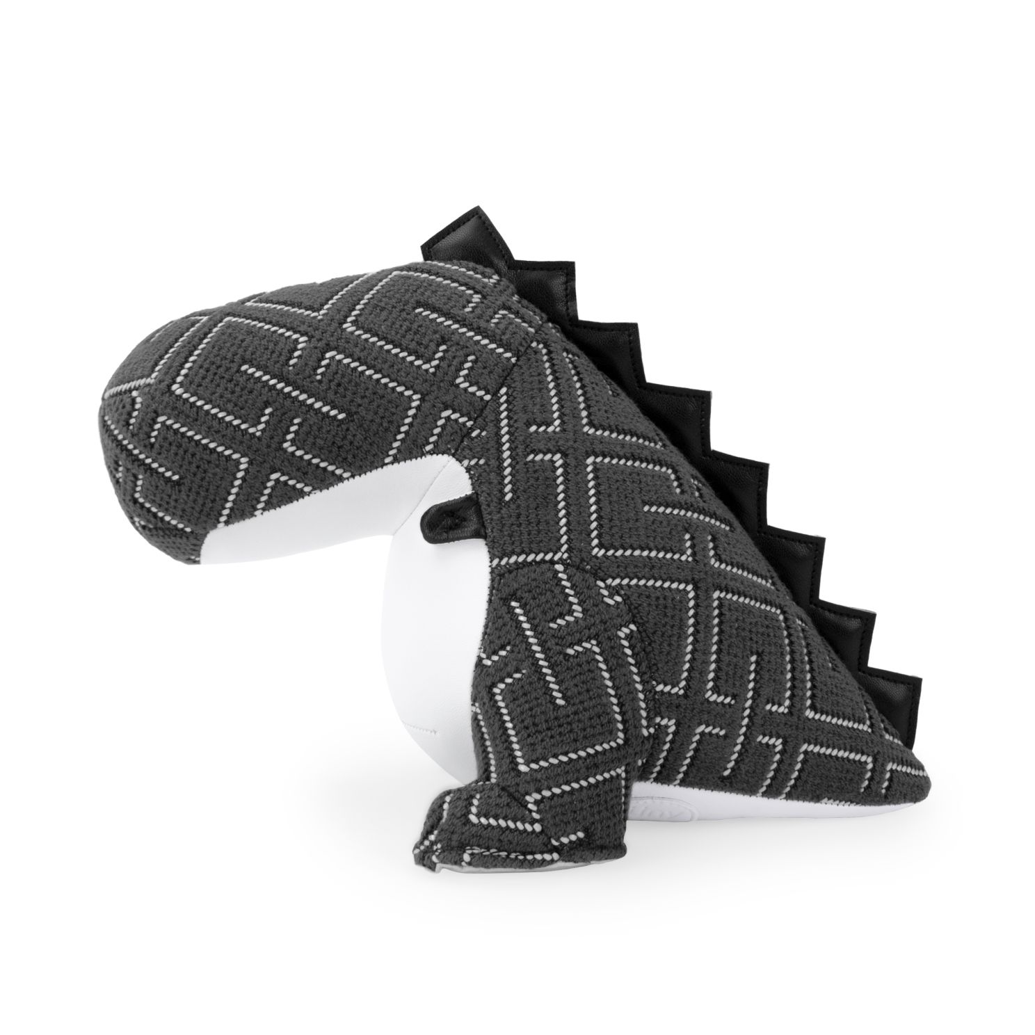 Serre-livres dinosaure Bobo Grid Gris foncé Züny x KVADRAT