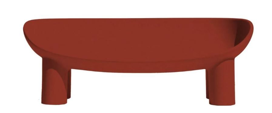 Roly Poly Banque Driade Brique rouge