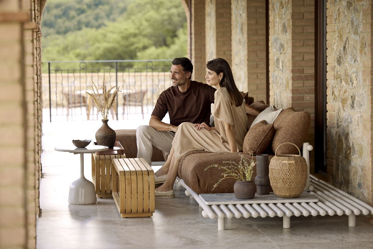 Sticks Platform Canapé avec chaise longue Outdoor Cane-Line