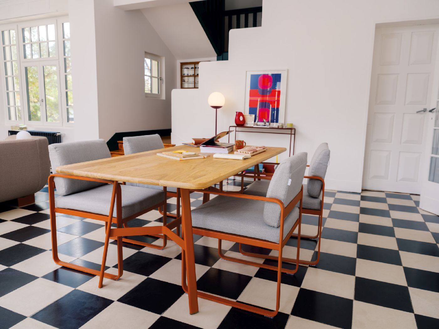 SO'O / SO O Table de salle à manger en chêne 180 × 90 cm Intérieur Fermob