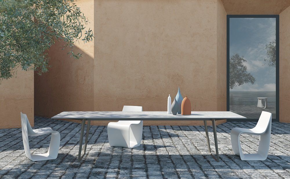 SIGN MATT Chair Indoor / Outdoor Chaise MDF Italia Blanc matt SIGN MATT Chair Indoor / Outdoor Chaise MDF Italia Blanc matt