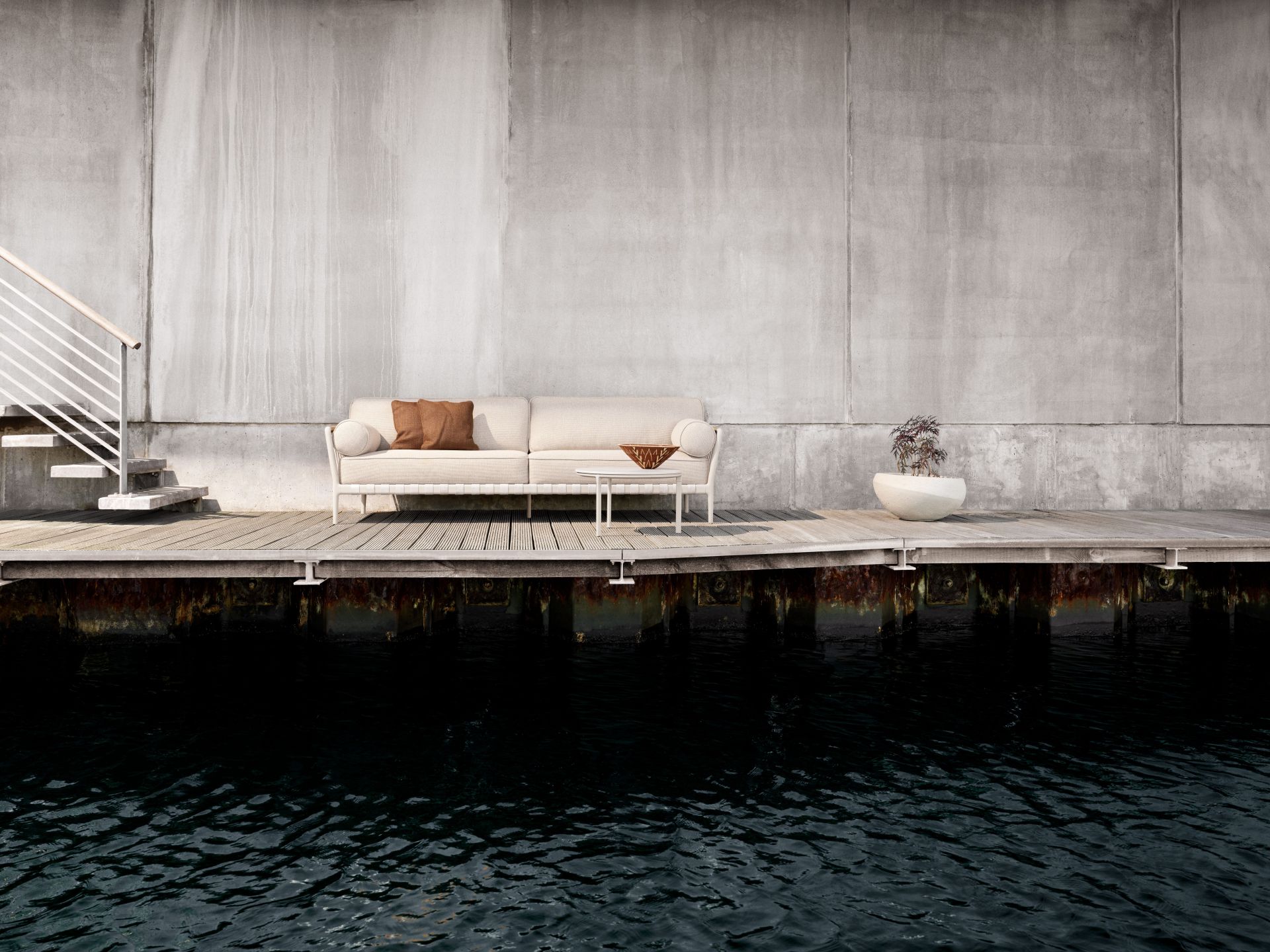 Open-Air Outdoor Coffee Table Ø60 Vipp