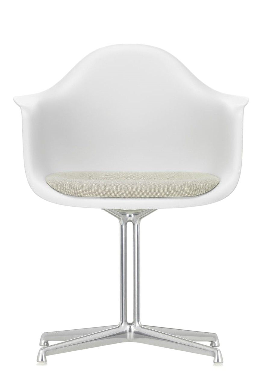 Eames Plastic Arm Chair DAL avec coussin d'assise Vitra