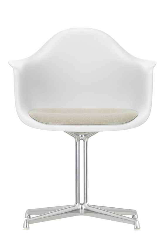Eames Plastic Arm Chair DAL avec coussin d'assise Vitra