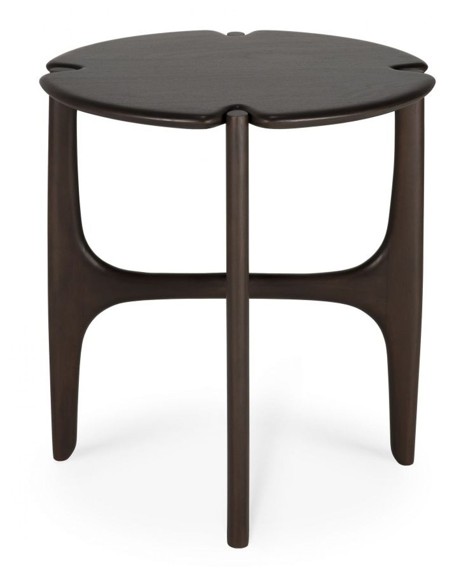 PI Table d'appoint acajou laqué marron foncé Ethnicraft