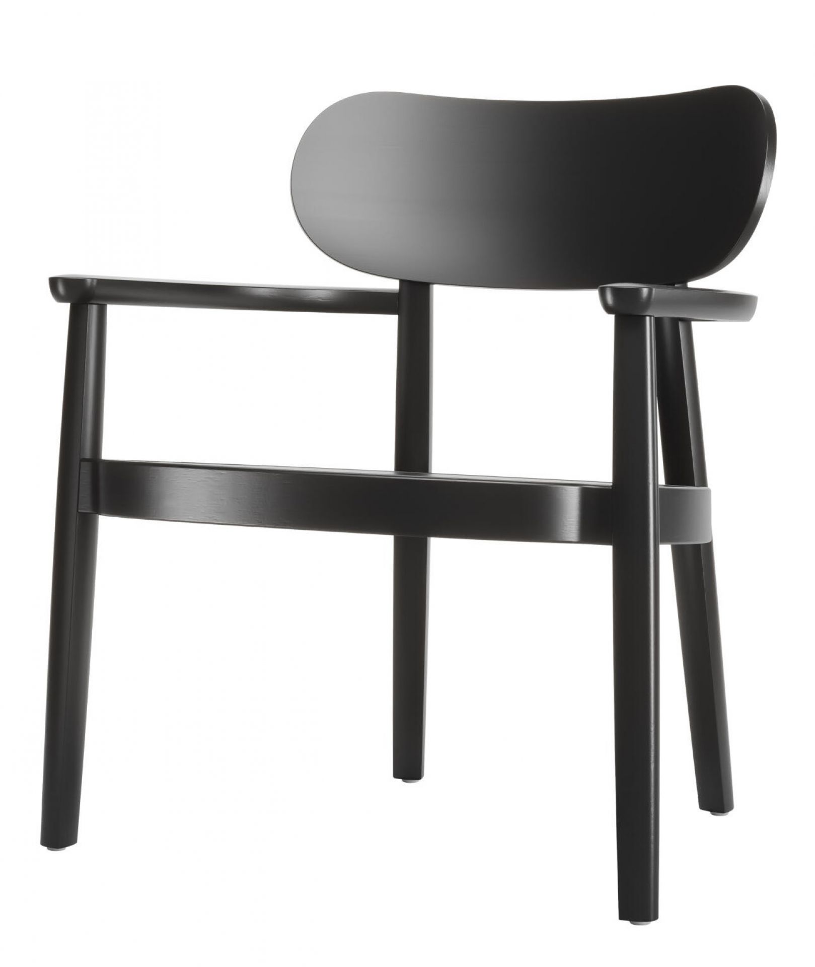Fauteuil en bois avec accoudoirs 119 MF Thonet 