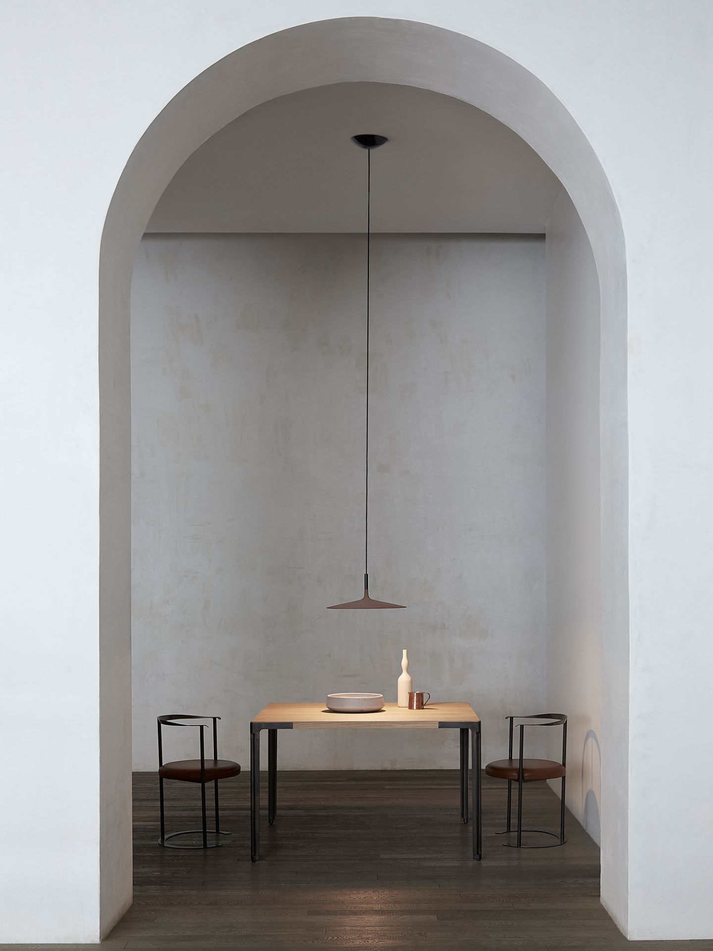 Aplomb Large LED Lampe de suspendue Foscarini Blanc
