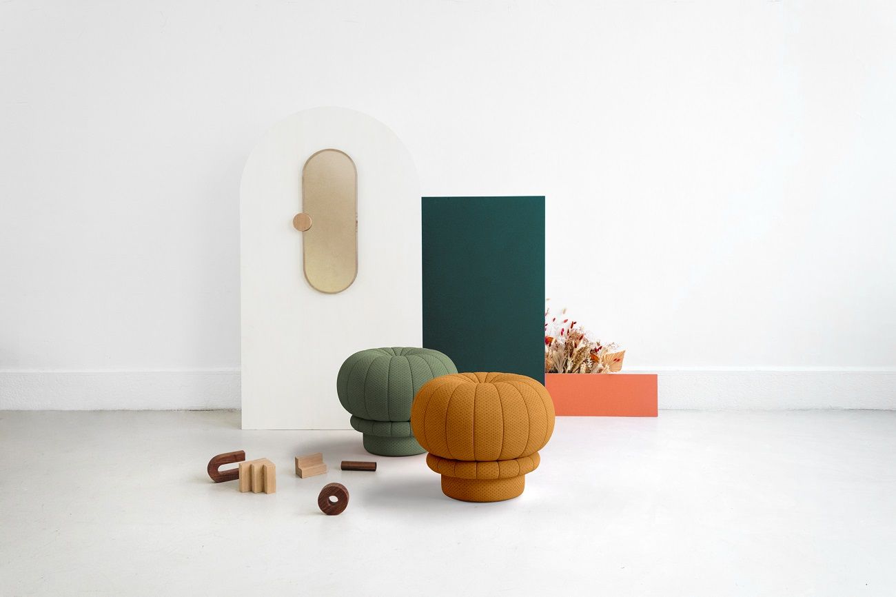 Claudie Pouf Tabouret Hartô