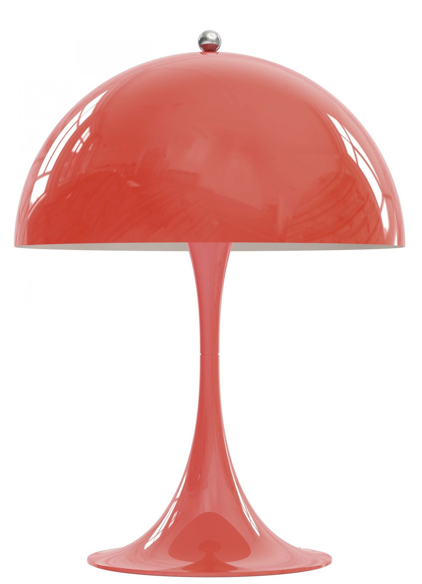 Panthella 250 Table lamp LED Lampe de Table Louis Poulsen Métal laqué corail