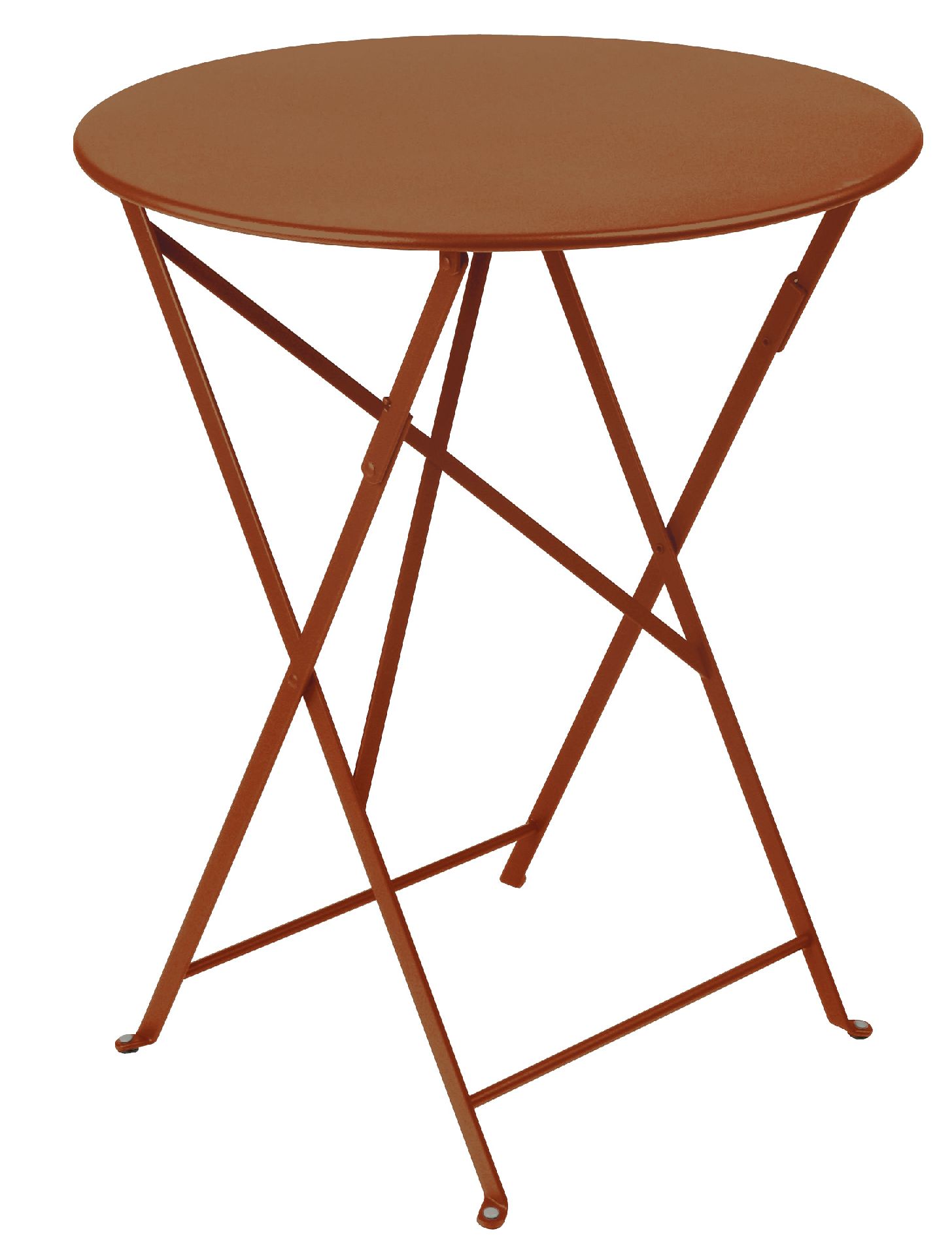 Table d'extérieur Bistro+ ORANGE BONBON Ø 60 cm Fermob OFFRE SPECIALE