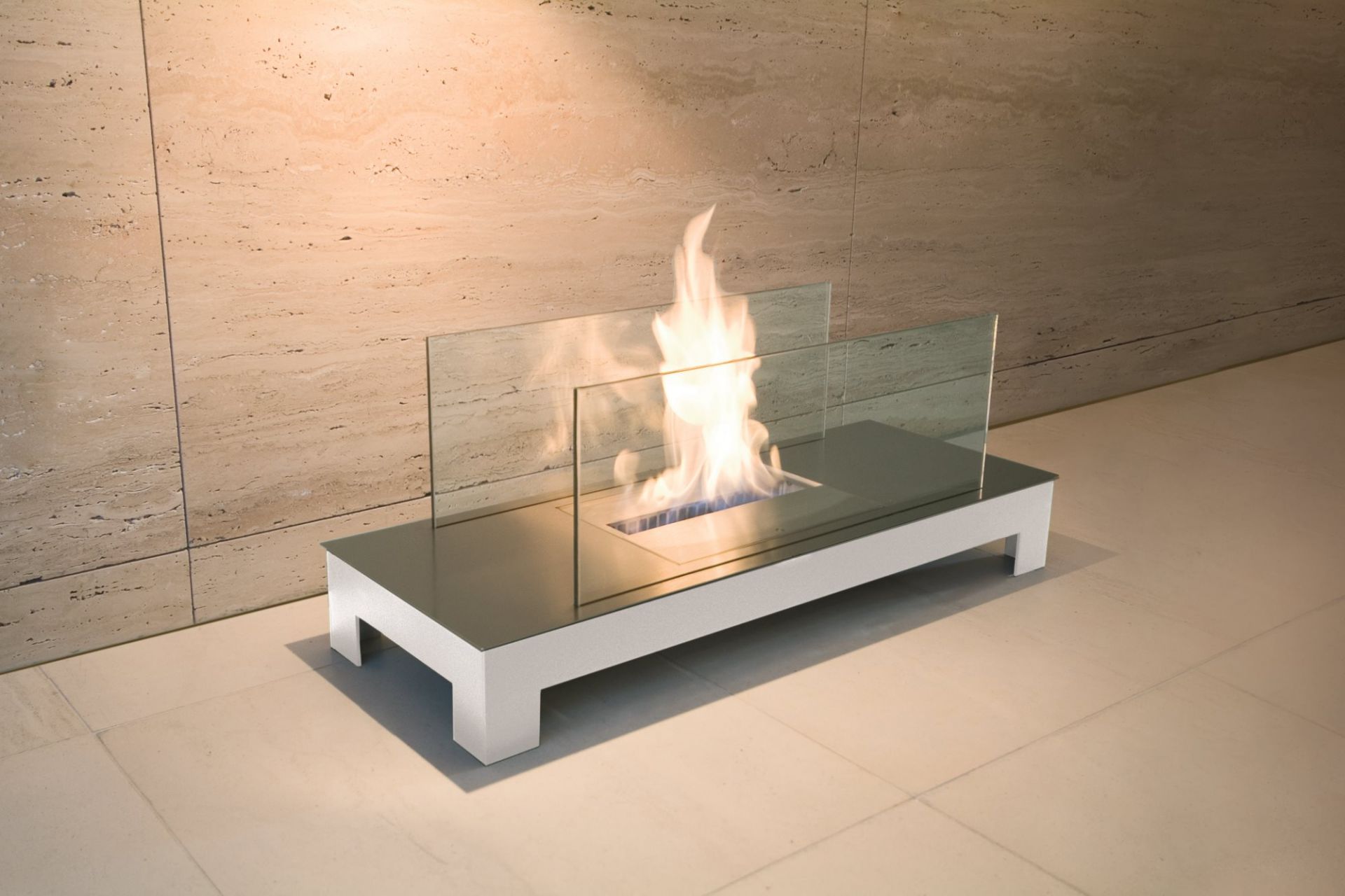 Floor Flame Cheminée Éthanol Radius